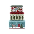 thumbnail image 2 of Christmas Nested Cookie Tins, Square, Set of 3 (Classic), 2 of 8