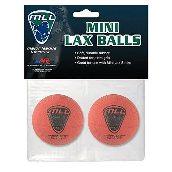 A&R Sports Major League Lacrosse Mini Lax Balls (Pack of 2)