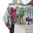 thumbnail image 3 of Tropical Plant Leaf Flower Table Cloth Waterproof Dining Tablecloth Kitchen Decorative Coffee Cuisine Party Table Cover, 3 of 6
