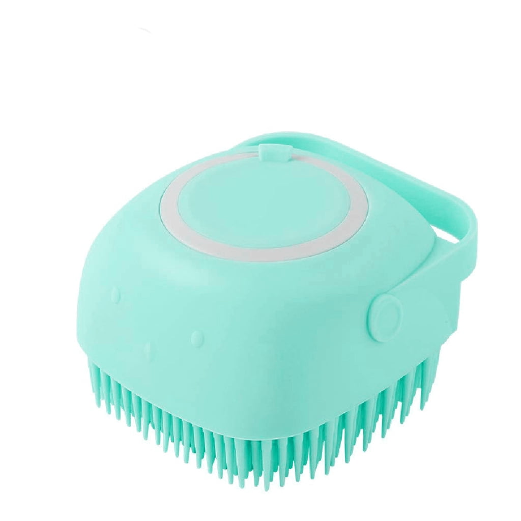 Silicone Body Brush Shower Scrubber With Shower Gel Dispenser Function