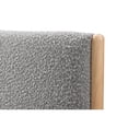thumbnail image 2 of Omax Decor Liana Upholstered Platform Queen Bed in Gray Boucle Fabric, 2 of 8