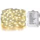 thumbnail image 2 of Cadena de luces LED 50 led 8 funciones Luces de alambre de cobre alimentadas por batería para Navidad Boda, 2 of 3