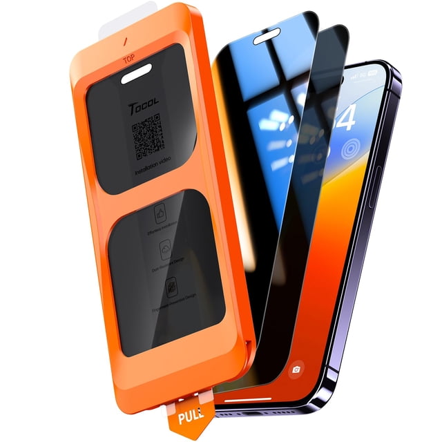 Protector de pantalla de privacidad TOCOL para iPhone 14 Pro