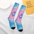 thumbnail image 6 of Womens Glitter Sparkles Shimmer Printing Knee High Socks Comfy Thermal Boot Long Socks, 6 of 7