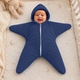 thumbnail image 6 of Takafot Baby Starfish Onesie Halloween Zipper Hooded Star Suit Newborn Outfit Newborn Picture Outfit for Halloween Christmas Festival and Baby Party Dressing‑Up, 6 of 9