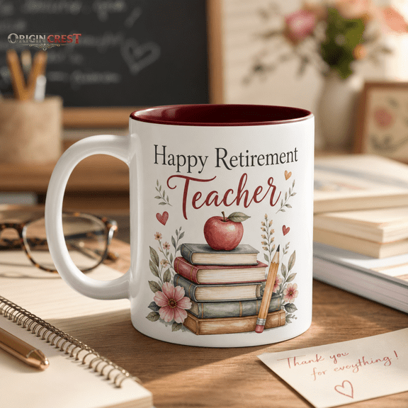 Teacher Retirement Mug Personalized Gift for Retiring Educator
