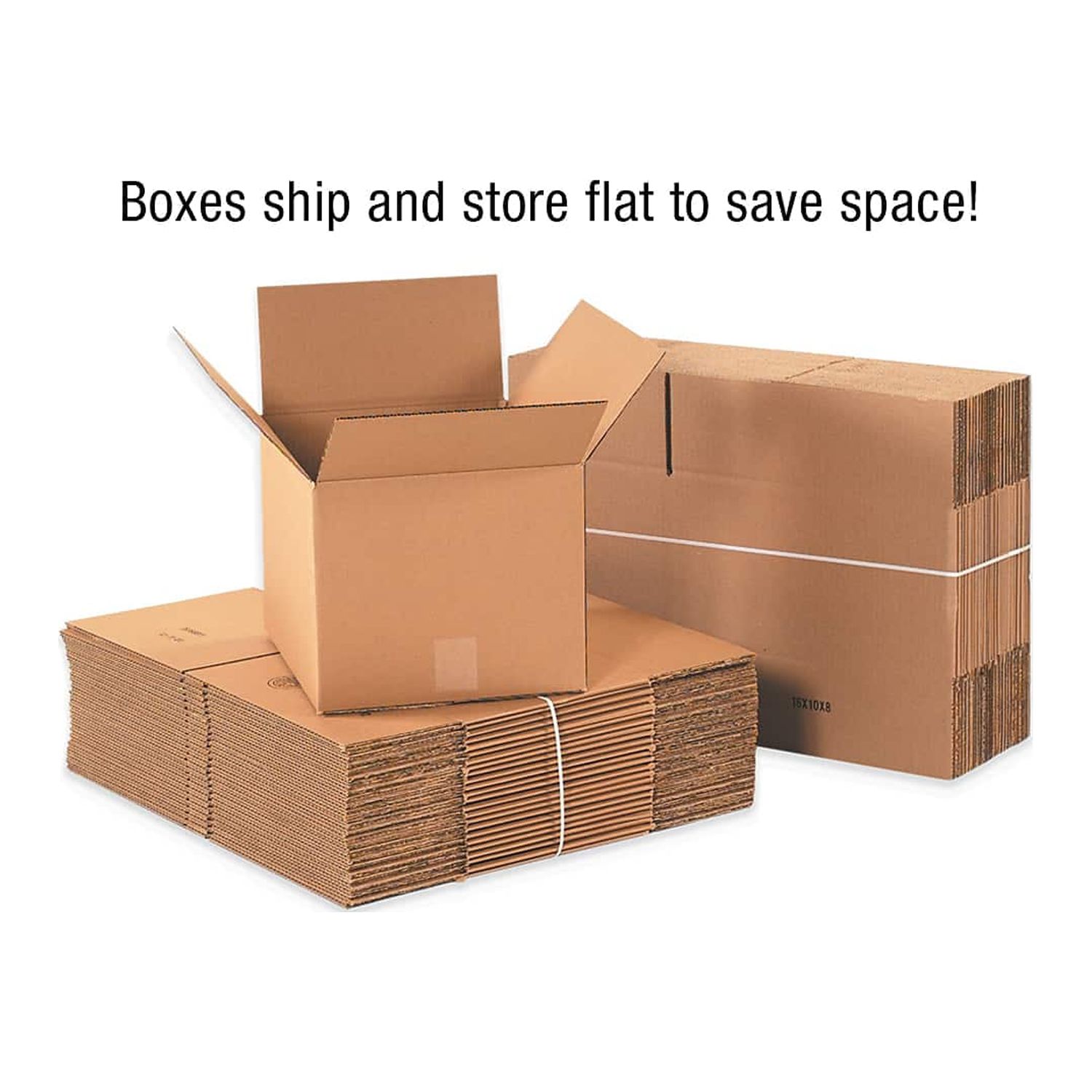 Box Partners Telescoping Outer Boxes 36 1/2" x 36 1/2 x 40" Kraft 5/Bundle TELE3636TOP - image 4 of 4