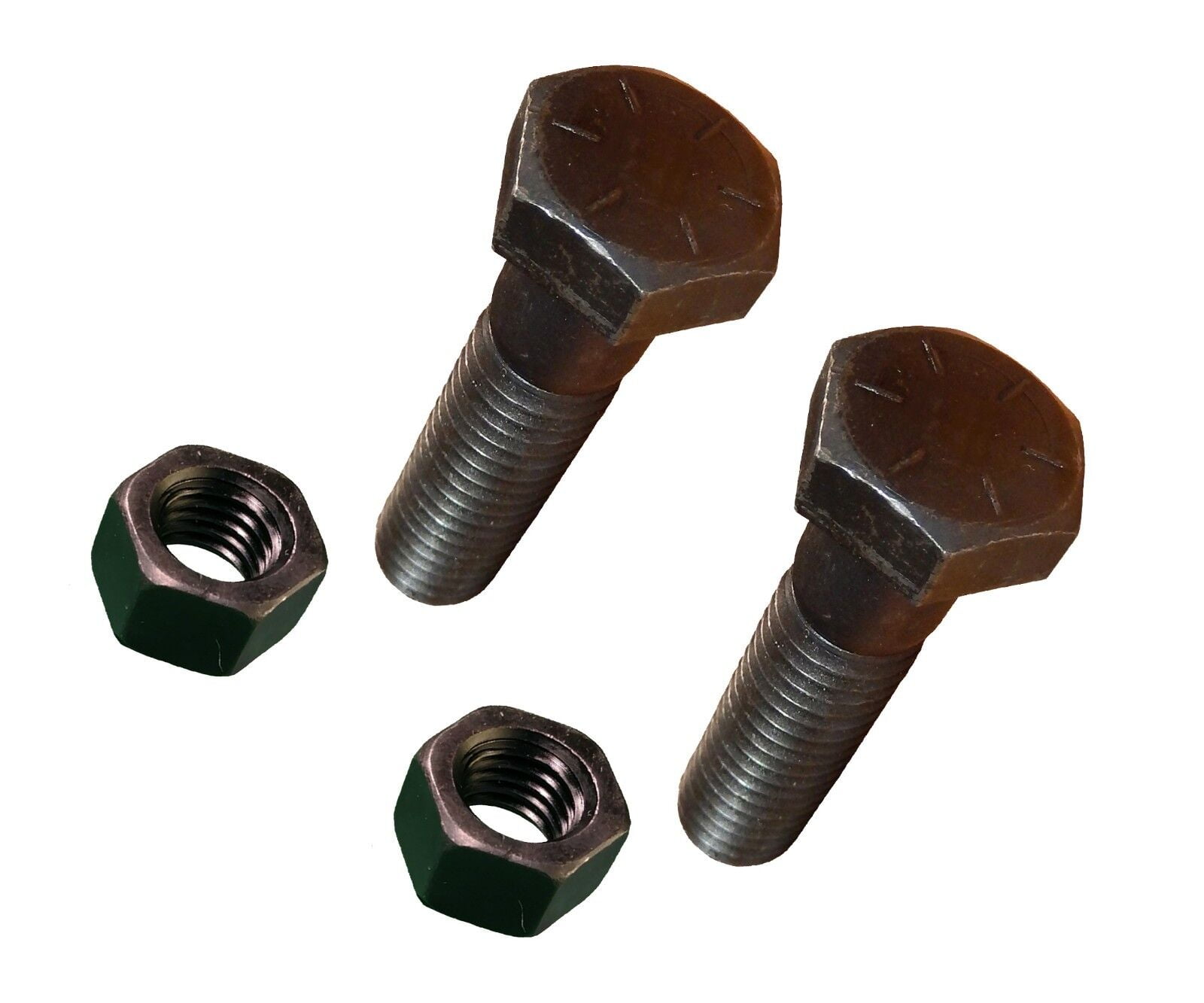 2 1/2" x 2" Adapter Mounting Bolts, Grade 8 Hex Bolts w Nuts,1A1460, 6V8188