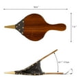 thumbnail image 2 of Fireplace Bellows 17"x7.5" Large Wood Air Blower Cast Nozzle for Outdoor Camping BBQ Grill Chimney Hand Bellow Pump Pit Barbeque Fire Tools Accessories with Hanging Strap, 2 of 7