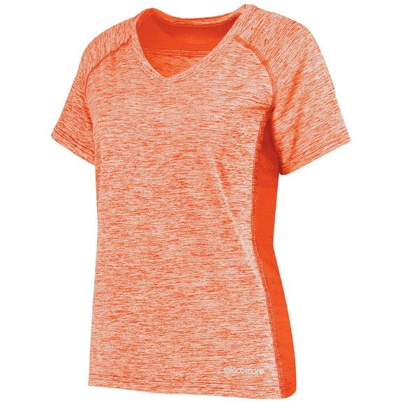 Holloway Sportswear S Womens Electrify Coolcore® Tee Orange Heather 222771