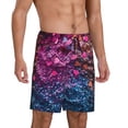 thumbnail image 2 of Fotbe Heart Confetti on Glitter Pantalones Cortos de Pijama para Hombre, Ropa de Dormir, Pantalones de Pijama Cortos para Hombre-3X-Large, 2 of 6