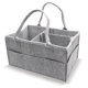 thumbnail image 1 of Cesta organizadora de pañales para bebé, contenedor de almacenamiento portátil, bolsa grande para guardería con compartimentos intercambiables, 1 of 7
