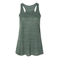thumbnail image 1 of Bella Ladies Flowy Racerback Tank, L, Forest Marble, 1 of 3