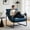Blue, variant on Modern Accent Chair for Living Room,Arm Chair with Metal Frame,Upholstered Armchair with Soft Cushion for Bedroom Lounge Reading Room