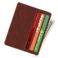 thumbnail image 4 of Tarjetero Fintie Slim, minimalista, de piel con bloqueo RFID, 4 of 7