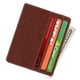 thumbnail image 4 of Tarjetero Fintie Slim, minimalista, de piel con bloqueo RFID, 4 of 7