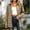 Beige, variant on Women's Collared Long Sleeve Plaid Shirt Jacket Loose Fit Button Down Casual Shacket Fall Spring Outfit, Pink 2XL