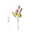 thumbnail image 2 of 2Pack Artificial Easter Spray Vine Pink Green with Pastel Easter Eggs and Spiral Picks, Decorative Spring Floral Stems-Easter Egg Twig Branches for Floral Arrangement - Centerpiece Wreath Decoration, 2 of 6