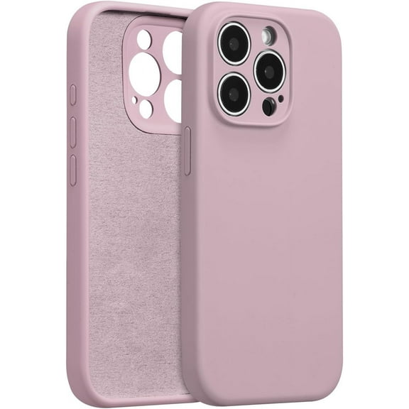 MYKOMI for iPhone 16 Pro Max Case Silicone,with [Full Camera Protection][Soft Anti-Scratch Microfiber Lining],Liquid Silicone Ultra Slim Shockproof Phone Case for Men Women Girls