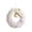B, variant on Mini Plush Christmas Ornaments with Bell and Bow Soft Faux Fur Xmas Wreath Ornaments Colorful Round Christmas Hanging Crafts for Holiday Tree Fireplace Mantle Window Décor