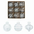 thumbnail image 2 of Xuniizn Christmas Ornaments 9Pcs Christmas Ball Ornaments with Strings, Shatterproof Plastic Christmas Bulbs, Hanging Decorations for Xmas Tree, Holiday, Wedding, Party, Gifts, Silver, 2 of 3