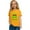 KB393 Yellow, variant on Likimi 100 Days Of School Shirts Letter Print Short Sleeve Crew Neck Summer Fashion Comfort Tops For Children Boys Girls Army Green Size 2-3 Years