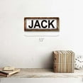 thumbnail image 2 of Framed Jack 4"x12" Metal Sign, Wall Décor for Kids Room and Nursery, 2 of 4