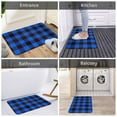 thumbnail image 6 of Uemuo Buffalo Plaid Blue Black Printed Door Mat Indoor Doormat 16"x24",Front Back Door Mats Non Slip Entrance Rugs,Inside Doormats for Entryway, 6 of 9