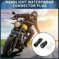 thumbnail image 3 of Unique Bargains 4 Pin Headlight Waterproof Connector Plug Male Female Wire Terminal Connector for Harley-Davidson 1 Set, 3 of 6