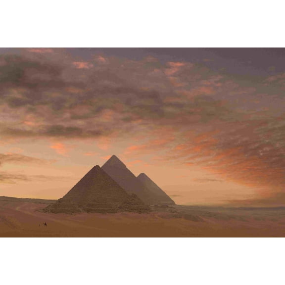 Giza Pyramids Egypt Poster 27inx40in 27inx40in for any room 27x40 Square Adults Best Posters