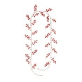 thumbnail image 2 of Christmas Rattan Berry Garland, Frosted Red Berries, Artificial Vine Decor, Flexible Hanging Design, Festive Home Accent, 2 of 9