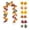 C_78.7 Inch, variant on 78.7 Inch Artificial Fall Maple Leaf Garland, Flexible Multicolor Autumn Vine for Mantel, Stair Railing, Doorway, Table and Thanksgiving Decor, Style C