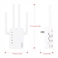 thumbnail image 3 of WiFi Extender WiFi Extender Signal Booster for Home 1200Mbps Wall Through Strong Cover Up To 13800 Sq.ft & 108 Devices Band 2.4G and 5G with Port & AP Mode, 3 of 7