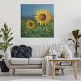 thumbnail image 3 of Stupell Industries Blooming Sunflower Meadow Botanical & Floral Painting Gallery Wrapped Canvas Art Print Wall Art, 36 x 36, 3 of 8