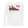 thumbnail image 1 of Budweiser Long Sleeve White Clydesdale T-Shirt-3XLarge, 1 of 1