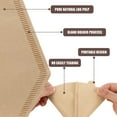 thumbnail image 3 of 160 Count #4 Cone Coffee Filters 8-12 Cup Disposable Coffee Filters 4 Cone Paper Unbleached Natural Number 4 Filters Paper Compatible with Ninja Coffee Filter, Drip and Pour Over Coffee Maker, 3 of 10