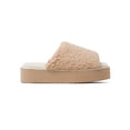 thumbnail image 4 of Dearfoams Cozy Comfort Women's Platform Terry Slide Slipper, 4 of 5