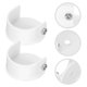 thumbnail image 5 of 4 soportes de barra de cortina de acero inoxidable de 28 mm para montaje en pared, soportes de barra de cortina para bricolaje., 5 of 5