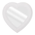 thumbnail image 1 of 1pc Exquisite Heart-shaped Mirror Clear Makeup Mirror Desktop Decorative Mirror, 1 of 4