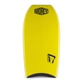 thumbnail image 1 of Morey Mach 7 Elite 41" PE Core Crescent Tail Water Body Board, Yellow & Orange, 1 of 4