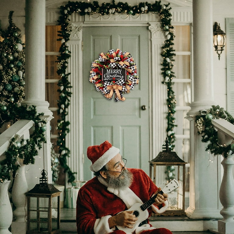 Christmas window sale garland
