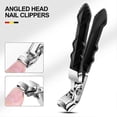 thumbnail image 3 of Nail Clippers for Thick Nails Heavy Duty Portable Nail Cutting Tool for Home Travel Use, 3 of 5
