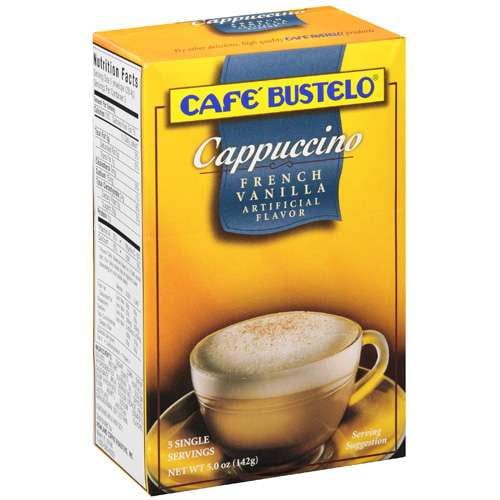 074471017720 UPC Cafe Bustelo Cappuccino French Vanilla