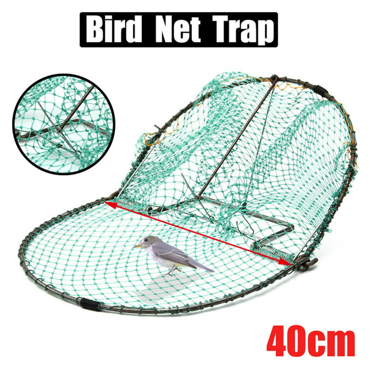 Okwish Multiple Sizes Bird Pigeon Quail Humane Live Trap Hunting Bird Trap  Easy To Use 