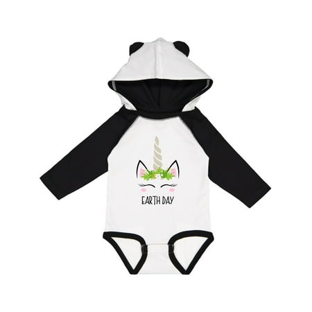 

Inktastic Unicorn Earth Day Gift Baby Girl Long Sleeve Bodysuit