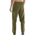 thumbnail image 5 of Clearance YLSDY Men's Hiking Pants Running Pants Quick Dry Lightweight Water Resistant Elastic Waist Cargo Pants for All Seasons Army Green XXL, 5 of 8