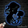 thumbnail image 3 of Handmadetneonsign Custom Mom Kid Metal Wall Art LED Light, Child Mother Metal Sign, Mother's Day, 3 of 5