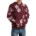 thumbnail image 5 of Cherry Blossom Floral Print 3d Sweatshirts Hoodie Fashion Casual Personality Men's Women Street Hoodie Pullovers Long Sleeve Comfortable Top, 5 of 6