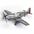 thumbnail image 3 of 1:48 de Modelo de Ensamblaje de para Adultos Gris brillante SM SunniMix Aviones en miniatura, 3 of 8