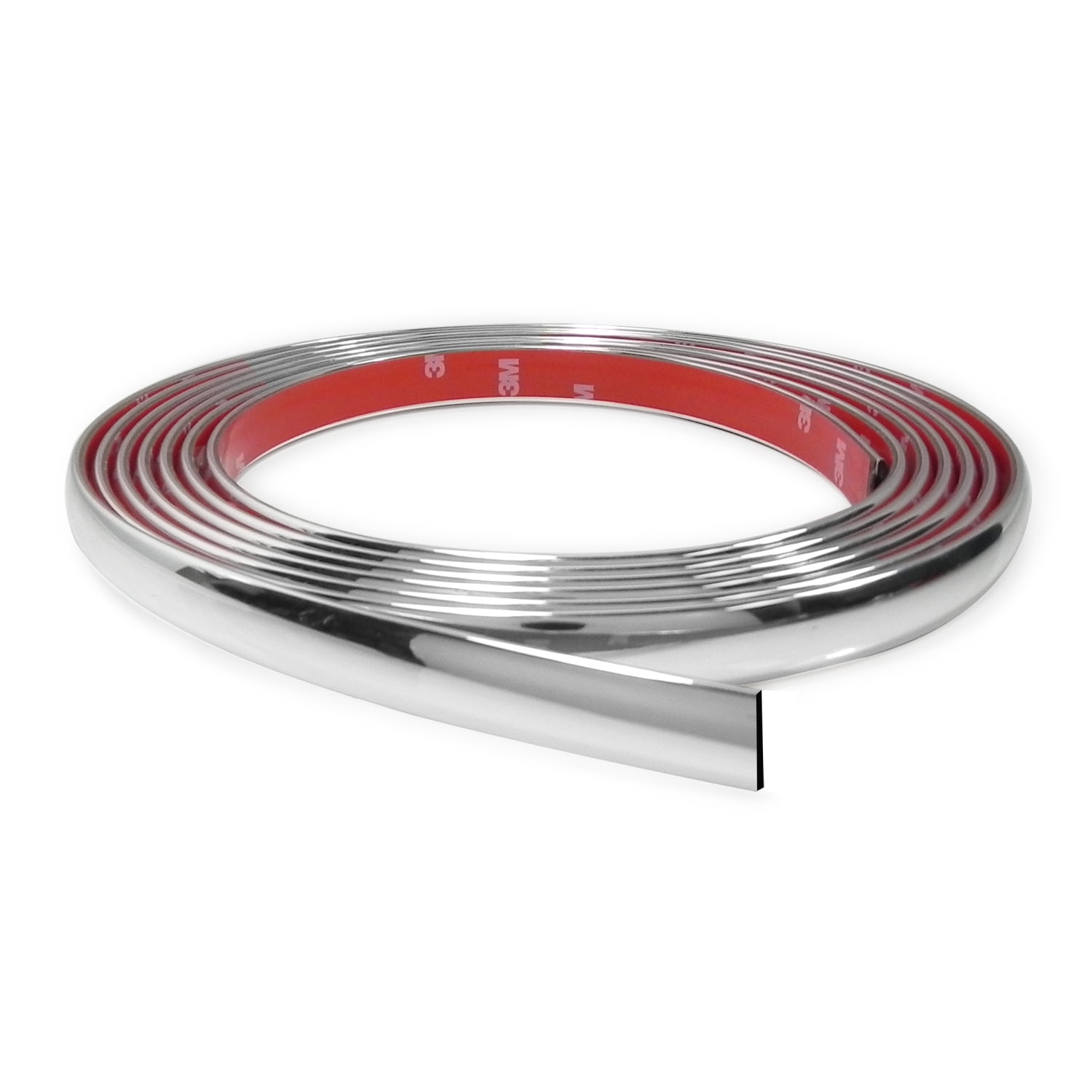 10 Feet Chrome Finish 5/8 Inches Auto Body Molding Trim and Wheel Well ...